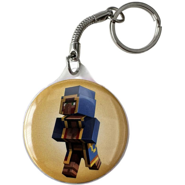 Брелок сувенирный "Дай 5 Добру" (Майнкрафт) в ассортименте