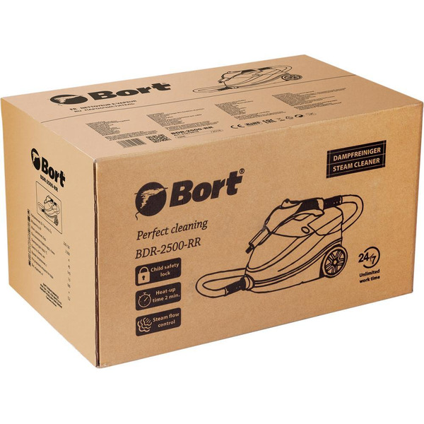 Пароочиститель Bort BDR-2500-RR (91279910)