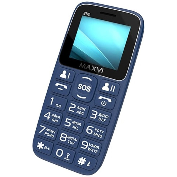 Мобильный телефон Maxvi B110 (синий)