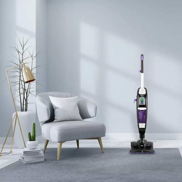 Вертикальный паровой пылесос KITFORT КТ-535-1 черный