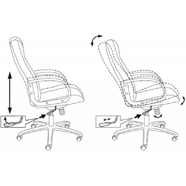 Кресло Бюрократ T-898 (ткань, серый)