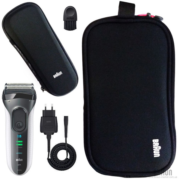 Электробритва BRAUN 3040TS+TGS гель+чехол