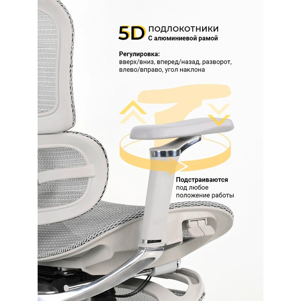 Офисное кресло myroo Office Alpha Grey/Grey (A-527-1-GG)