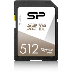 Карта памяти Silicon Power Superior Pro SDXC SP512GBSDXJV6V10 512GB