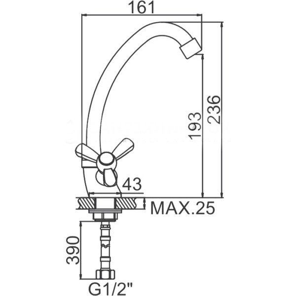 Смеситель Ledeme H19 L4119