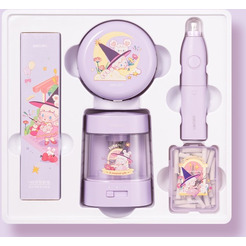 Набор канцелярский DELI 33303BPURPLE (карандаши, точилка, пылесос, ластик)
