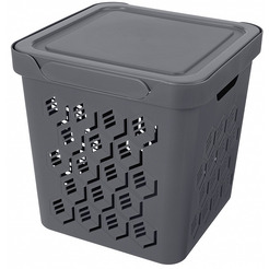 Ящик для хранения Бытпласт Econova Deluxe 18 л 433242711 (серый)