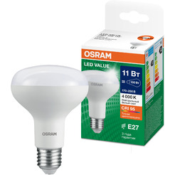 Лампа светодиодная OSRAM Value R80 11W 4000К E27 FR