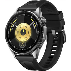 Смарт-часы HUAWEI Watch GT 6 46mm (ATM-B19) черный, с черным ремешком из фторэластомера