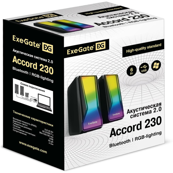 Акустическая система ExeGate Accord 230 (EX289687RUS)