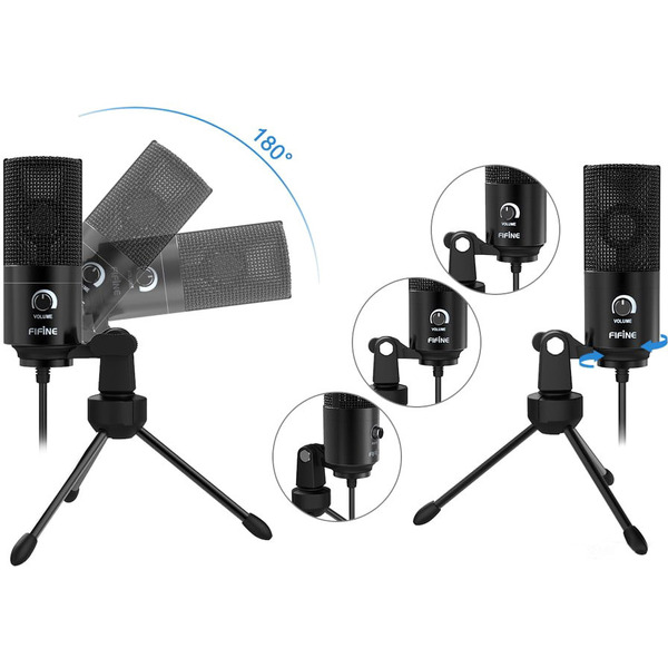 Микрофон FIFINE K669 (черный)
