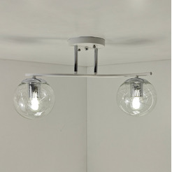 Потолочный светильник Mirastyle SX-N-9056/2 WT+CR