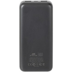 Внешний аккумулятор с дисплеем RIVACASE VA2521 20000mAh (черный)