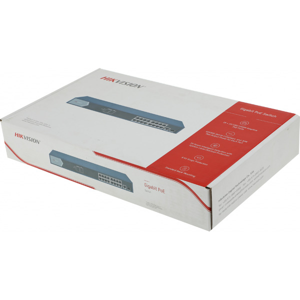 Неуправляемый коммутатор Hikvision DS-3E0518P-E