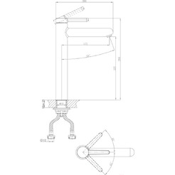 Смеситель для умывальника A-Five A5-0820