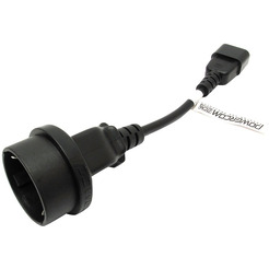 Адаптер Powercom SCUT IEC-320 C14 - Socket Type-F