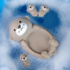 Набор игрушек для ванной FANCY Семейство выдр BATH16