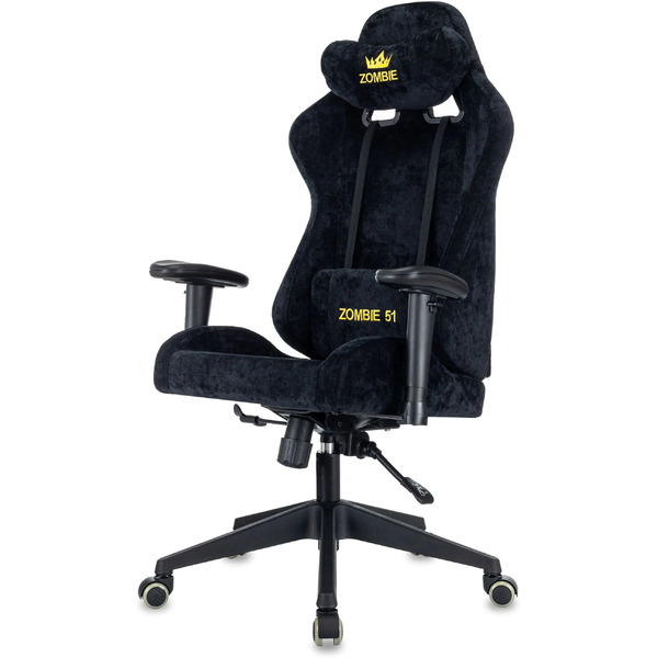 Кресло геймерское Бюрократ Zombie 51 (черный Light-20/пластик)
