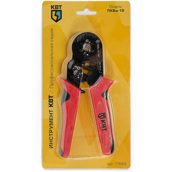 Пресс-клещи КВТ ПРОФИ ПКВш-10 77669