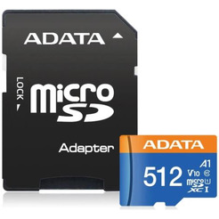 Карта памяти ADATA Premier AUSDX512GUICL10A1-RA1 microSDXC 512GB (с адаптером)