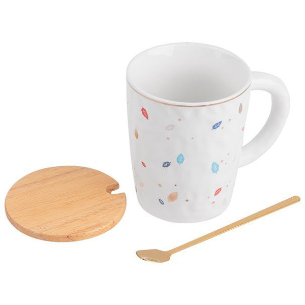 Кружка с крышкой и ложкой PERFECTO LINEA Autumn foliages 30-851060