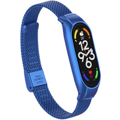 Ремешок Bingo Stainless Grid для XIAOMI Mi Band 7 (синий)