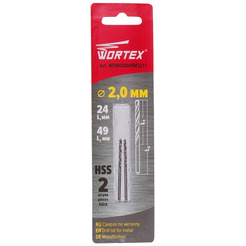 Комплект сверл по металлу WORTEX  диаметр 2.0 мм (WDB020049M2211)