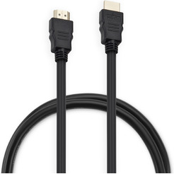 Кабель Buro HDMI 2.0 HDMI (m)/HDMI (m) (1 м, черный)