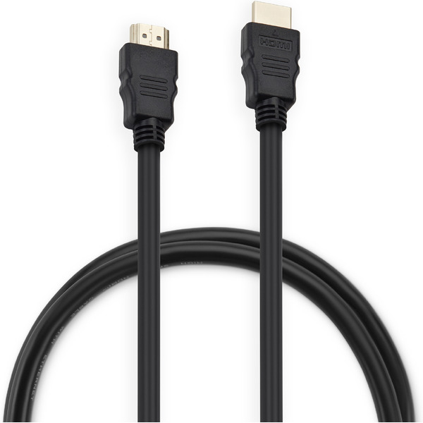 Кабель Buro HDMI 2.0 HDMI (m)/HDMI (m) (1 м, черный)