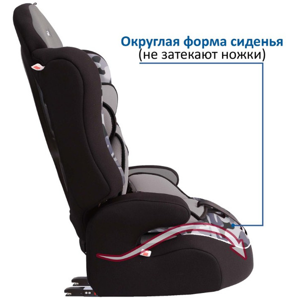 Автокресло Siger Art Прайм Isofix (милитари)