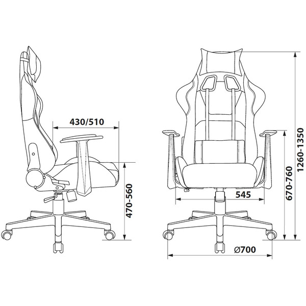 Кресло Zombie Game Penta (черный)