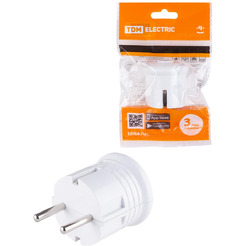 Вилка круглая TDM ELECTRIC SQ1806-0199