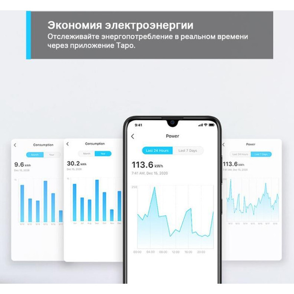 Умная розетка TP-Link Tapo P115