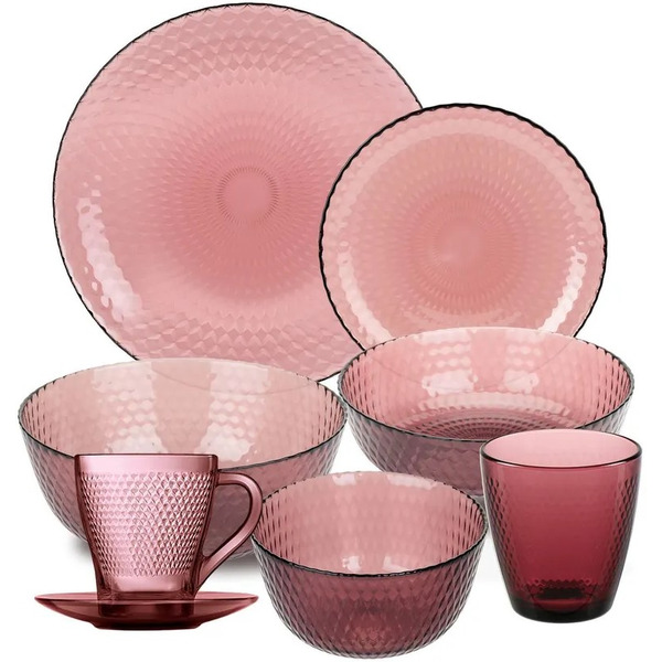 Столовый сервиз Luminarc Идиллия Лилак O0202 (19пр)