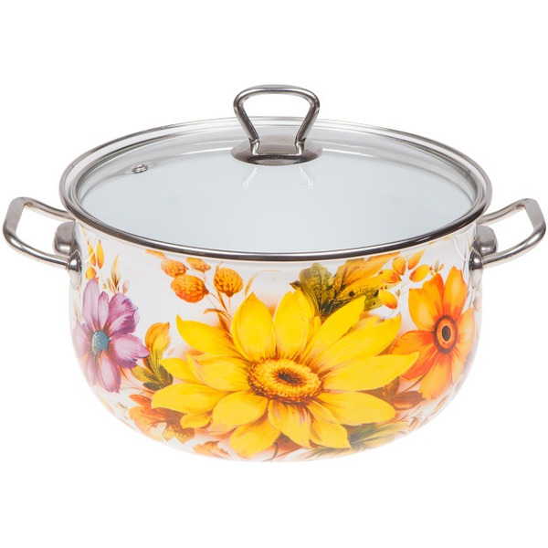 Кастрюля Perfecto Linea Цветочный хоровод 4.8 л (50-506348)