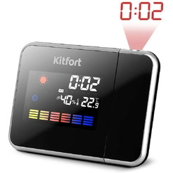 Часы с термометром и гигрометром Kitfort КТ-3726