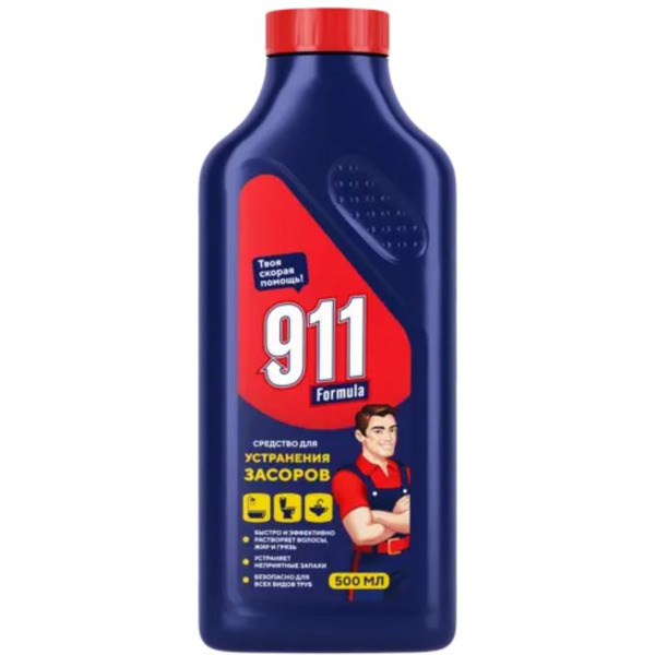 Средство для устранения засоров 911 0111039316 500мл
