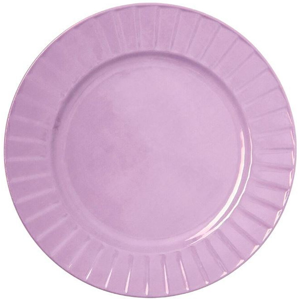 Тарелка десертная HomeQueen Летние воспоминания 77104 (сиреневый)