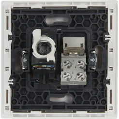 Розетка компьютерная IEK Forte&Piano FP-KT20-O-1-K01