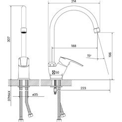 Смеситель IDDIS Ray RAYSB00i05