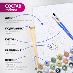 Картина по номерам Молли Лавандовое Поле HR0104