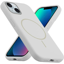 Бампер Bingo Silicone Magnetic для iPhone 13 Белый