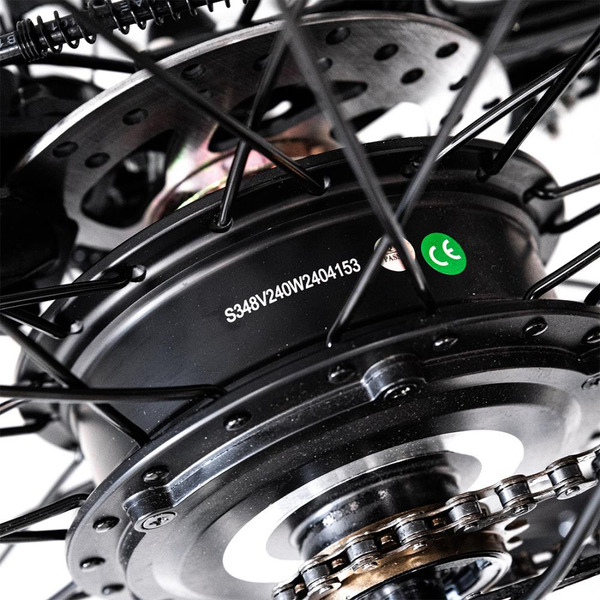 Электровелосипед Yakama S3 (черный)