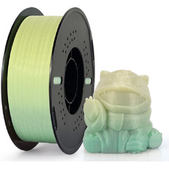 Пластик Kingroon Temperature Changing PLA 1.75мм HC136 (1кг, Blue Green -Yellow Green)