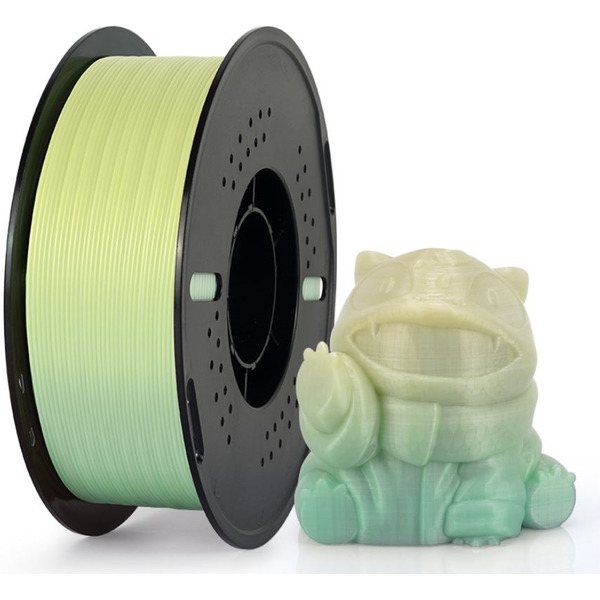 Пластик Kingroon Temperature Changing PLA 1.75мм HC136 (1кг, Blue Green -Yellow Green)