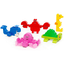 Конструктор Полесье Макси. Морские обитатели 93411