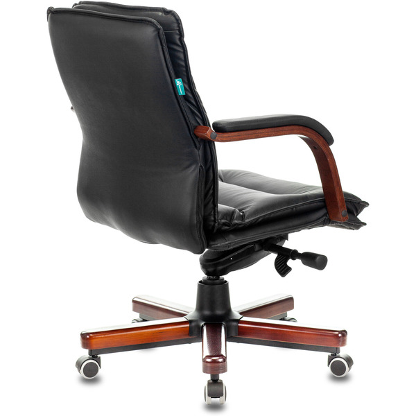 Кресло Бюрократ T-9927WALNUT-LOW (черный)