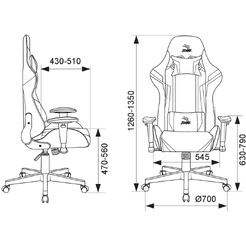 Кресло Zombie Viking Z4 (черный/красный)