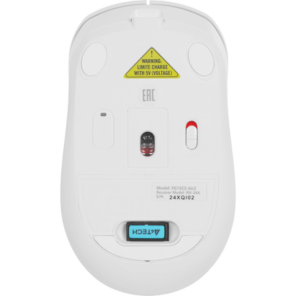 Мышь A4Tech Fstyler FG15CS Air2 (белый)