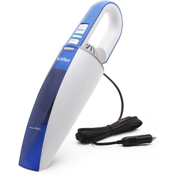 Автомобильный пылесос Kitfort KT-537-3, бело-синий